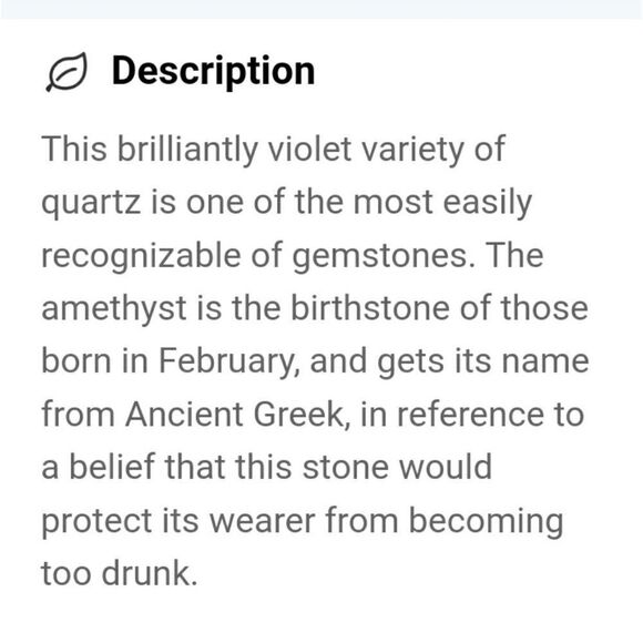 Amethyst Tumble stone  sealed in package not touched - Picture 6 of 6